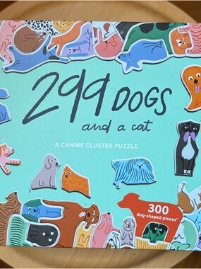 299 Dogs & a Cat Cluster Puzzle by Laurence King 2021 Factory Sealed